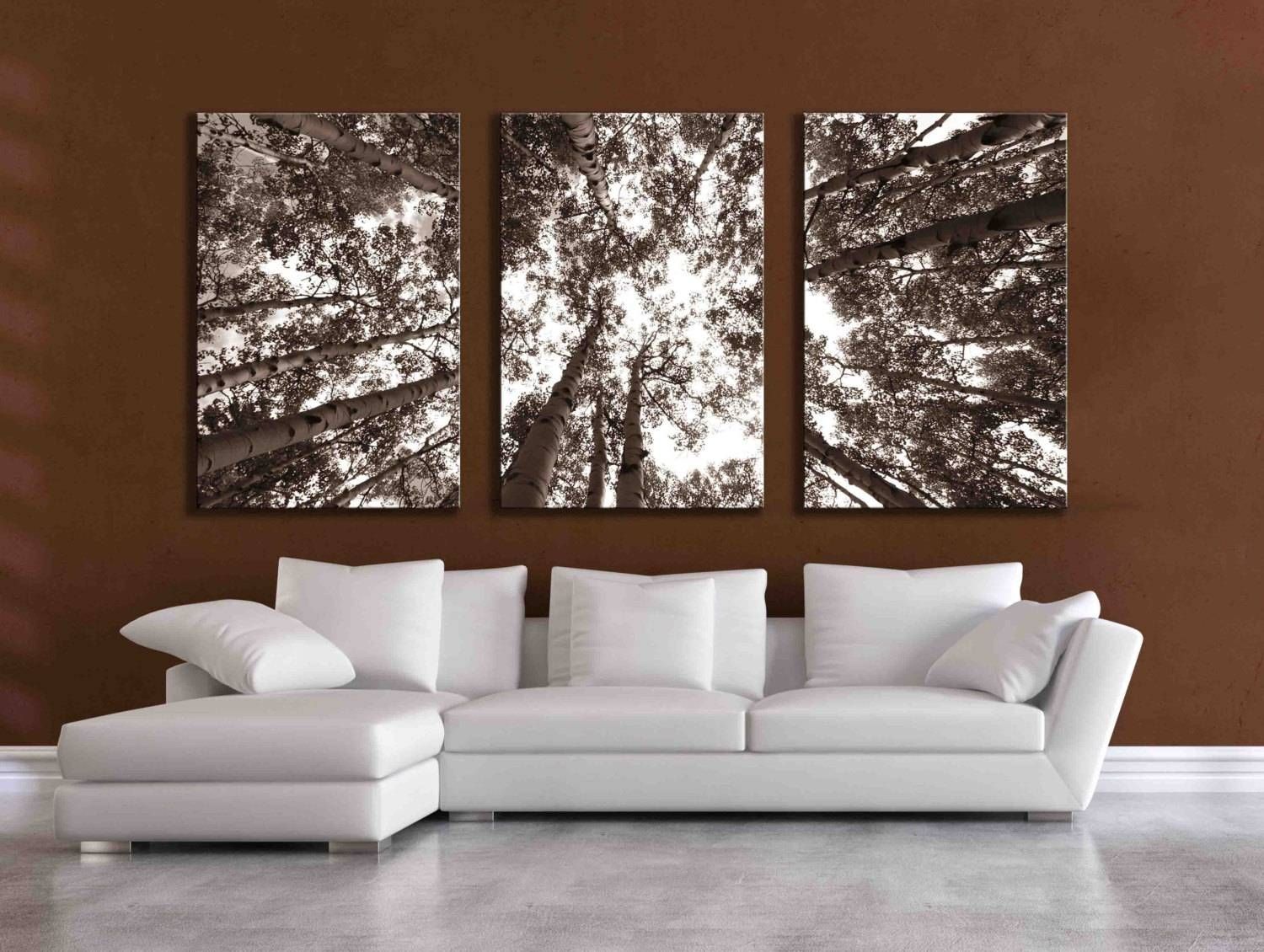 Three Large Multi Panel Wall Art Aspen 20x24 Inch Or 24x36 Inside Current Huge Wall Art (View 1 of 20)