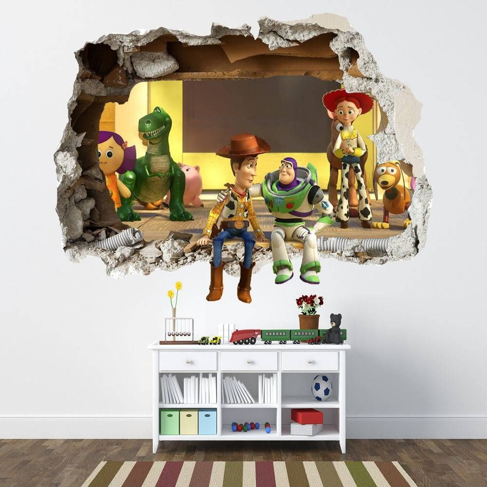 Featured Photo of 25 Photos Toy Story Wall Stickers