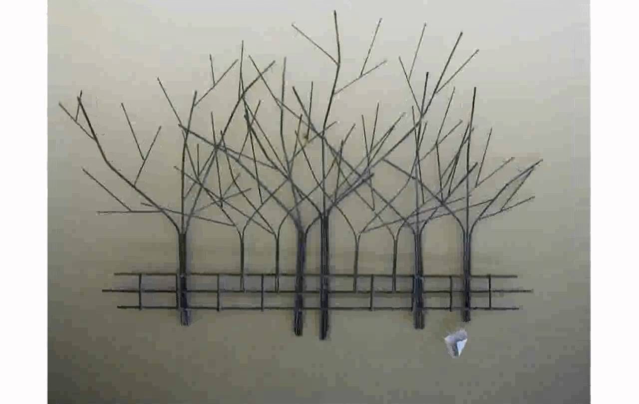 Tree Wall Art – Youtube Within Newest Kohl&#039;s Metal Wall Art (View 6 of 30)