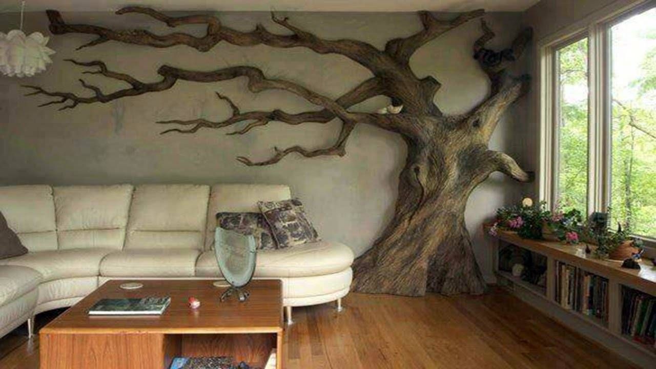 Tree Wall In Living Rooms ?? ·?· · ··· – Youtube Intended For Best And Newest 3d Tree Wall Art (View 1 of 15)