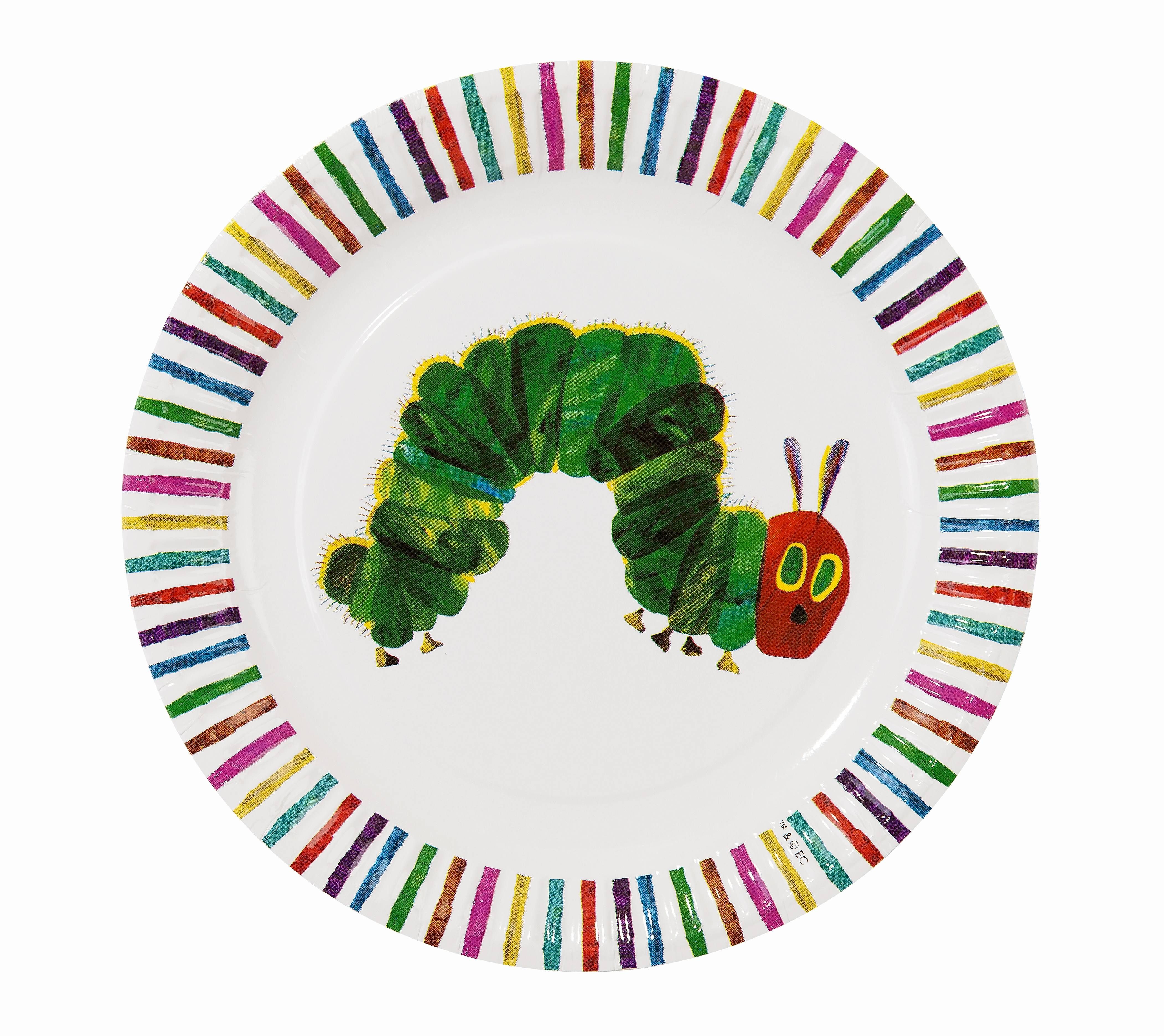 Very Hungry Caterpillar Plates | The Eric Carle Museum Of Picture Inside Most Current Very Hungry Caterpillar Wall Art (View 19 of 20)