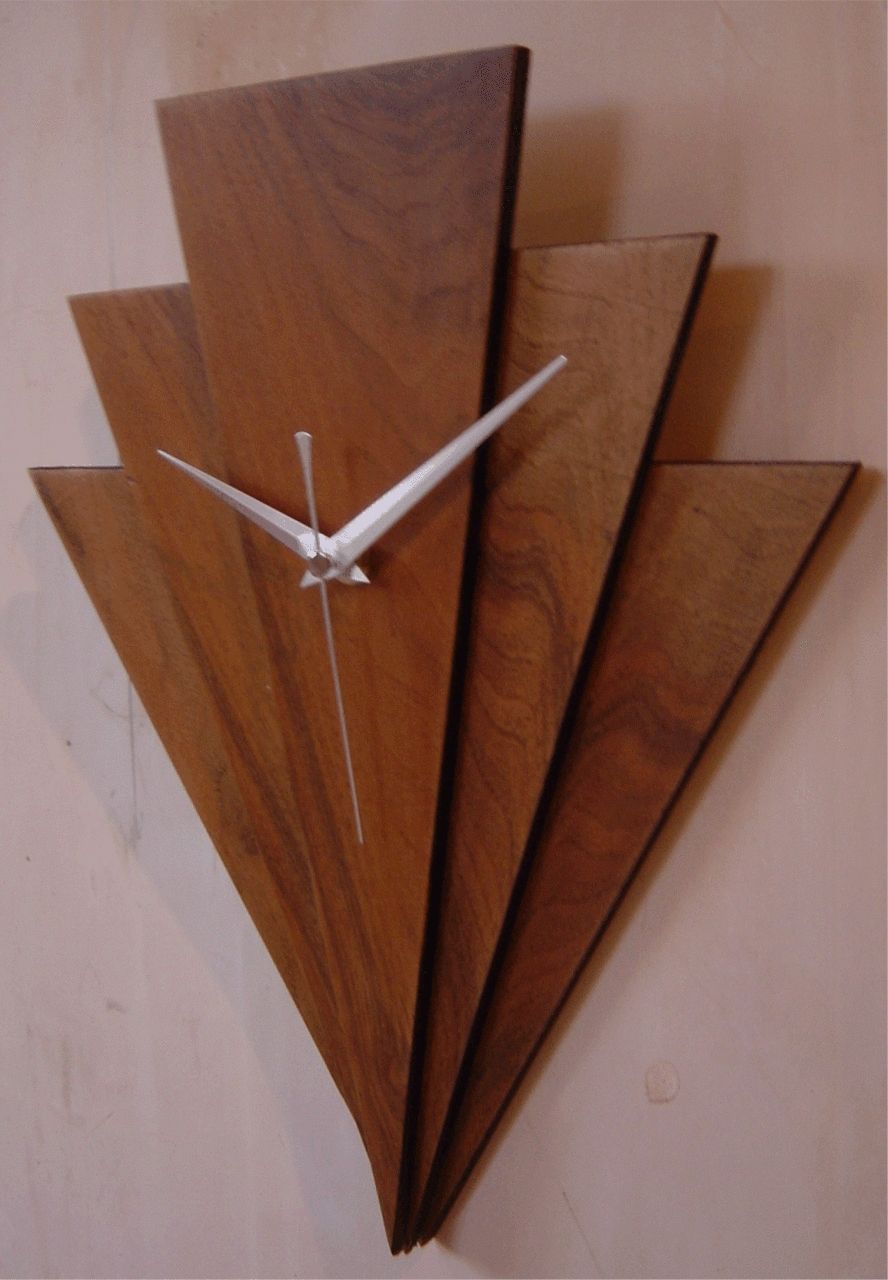 Wall Art Designs: Art Deco Wall Clock Contemporary Wall Clocks In Current Large Art Deco Wall Clocks (View 1 of 30)