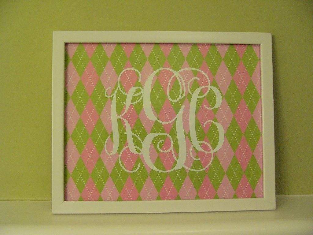 Wall Art Designs: Awesome Designed Framed Monogram Wall Art With Throughout Most Popular Framed Monogram Wall Art (View 1 of 20)