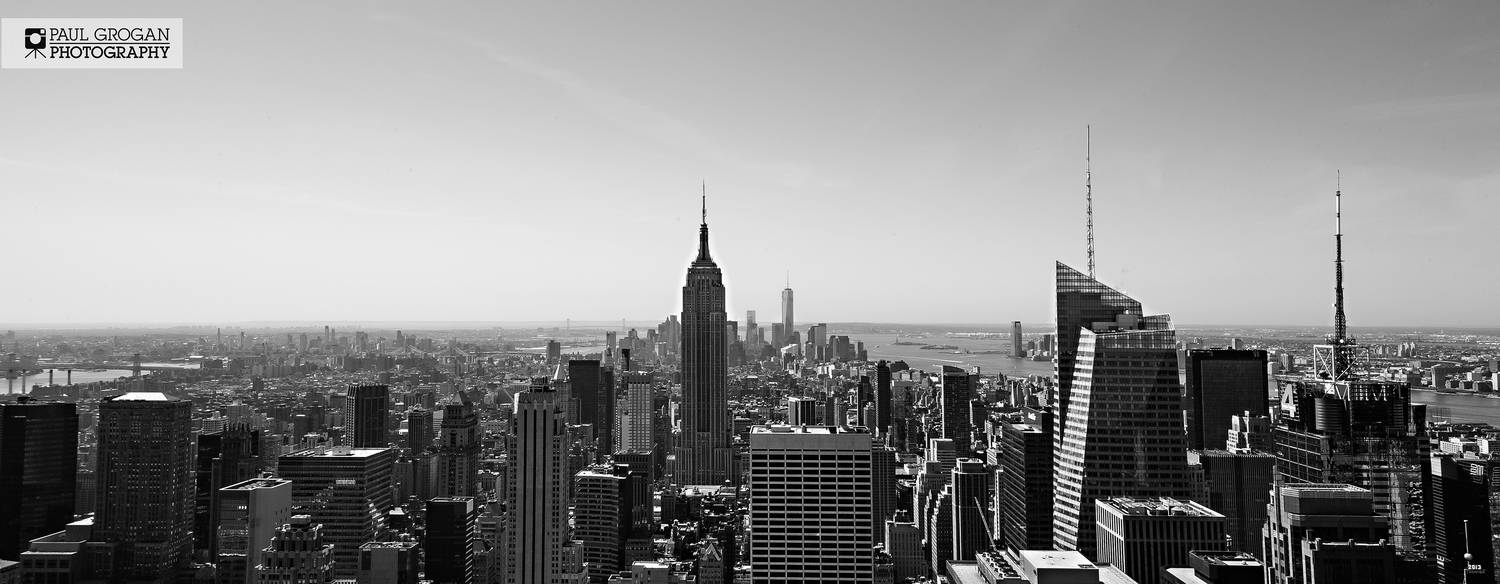 Featured Photo of  Best 20+ of New York Skyline Canvas Black and White Wall Art