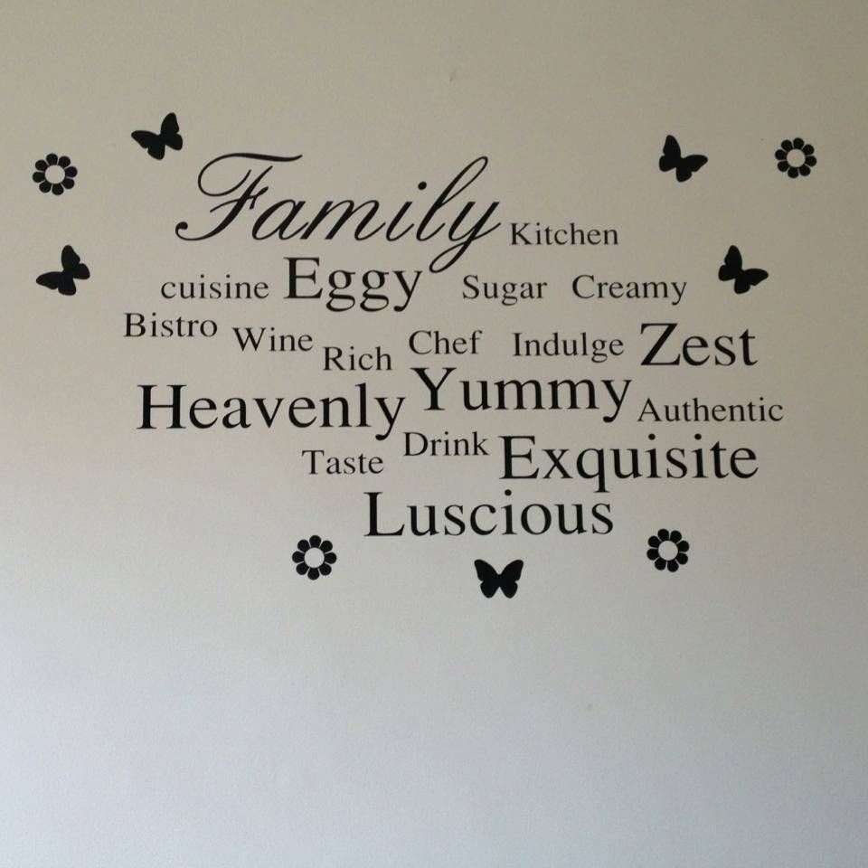 Wall Art For Kitchen, Kitchen Wall Word Art Word Wall Ideas With Regard To Best And Newest Kitchen Wall Art (View 15 of 25)