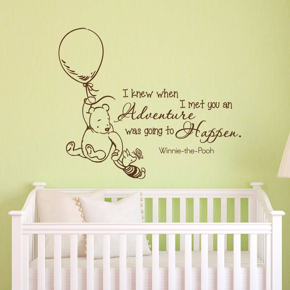 Featured Photo of Top 20 of Winnie the Pooh Nursery Quotes Wall Art