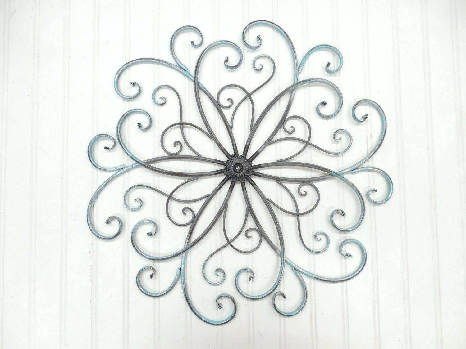 Wall Decor : 32 Stupendous Image Of Outdoor Wrought Iron Wall Art With Most Recently Released Faux Wrought Iron Wall Decors (View 11 of 25)