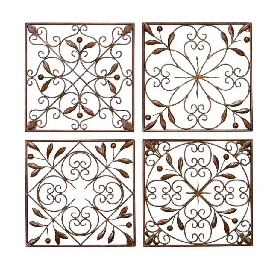 Wall Decor : 41 Excellent Faux Wrought Iron Outdoor Wall Decor For Best And Newest Faux Wrought Iron Wall Decors (View 14 of 25)