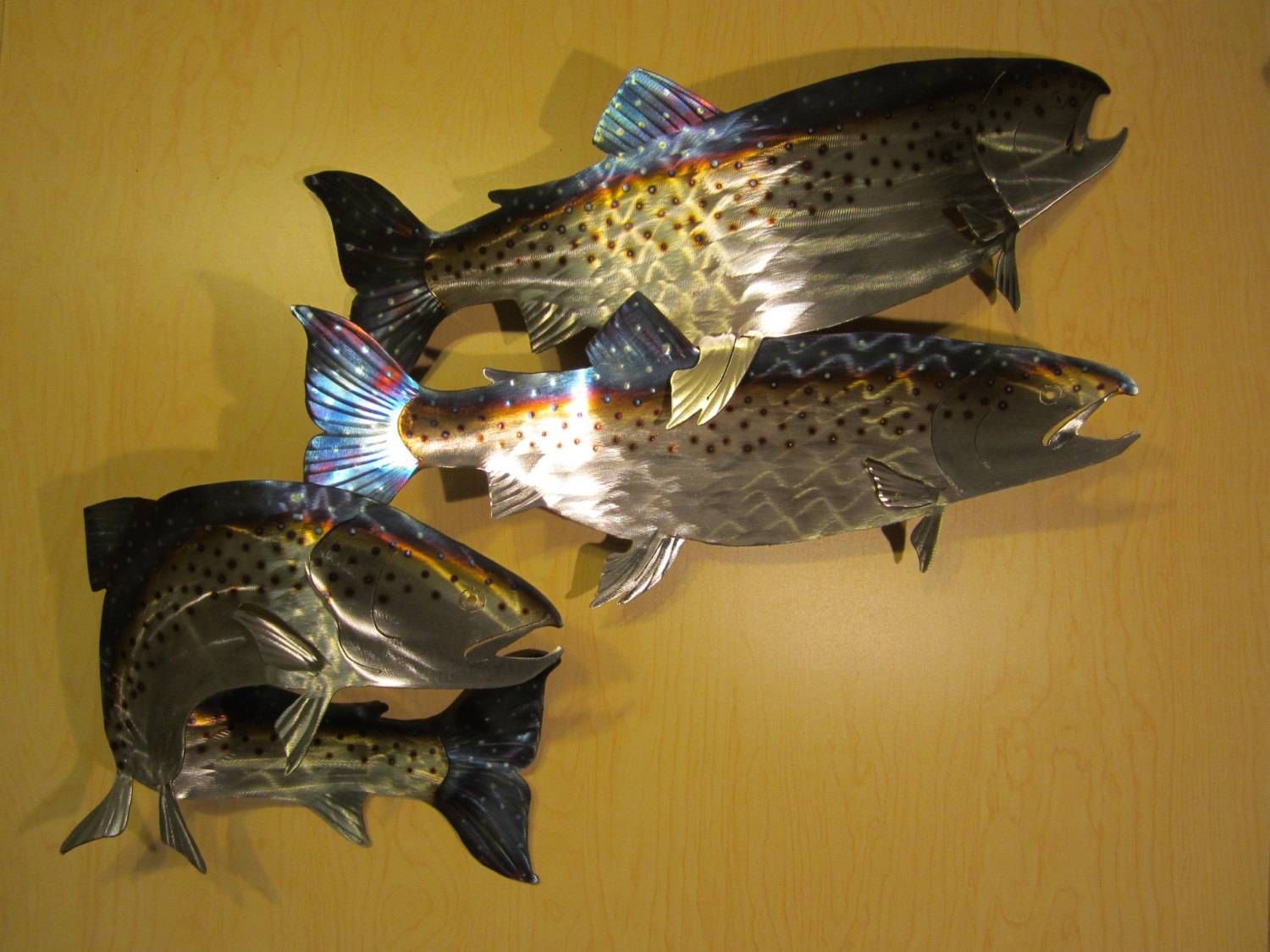 Wall Decor: Metal Wall Art Fish Images. Design Decor (View 23 of 25)