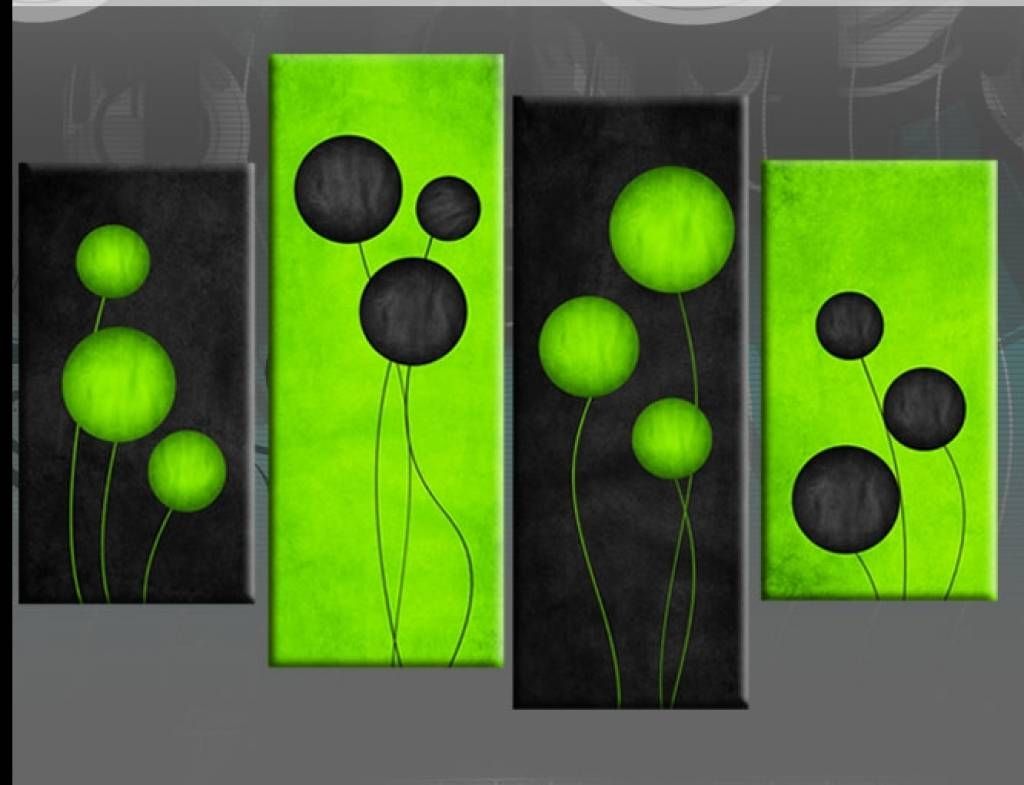 Wall Decorations :8 Green Canvas | Decor Woo Lime Green Wall Decor Within Most Current Green Canvas Wall Art (View 20 of 20)