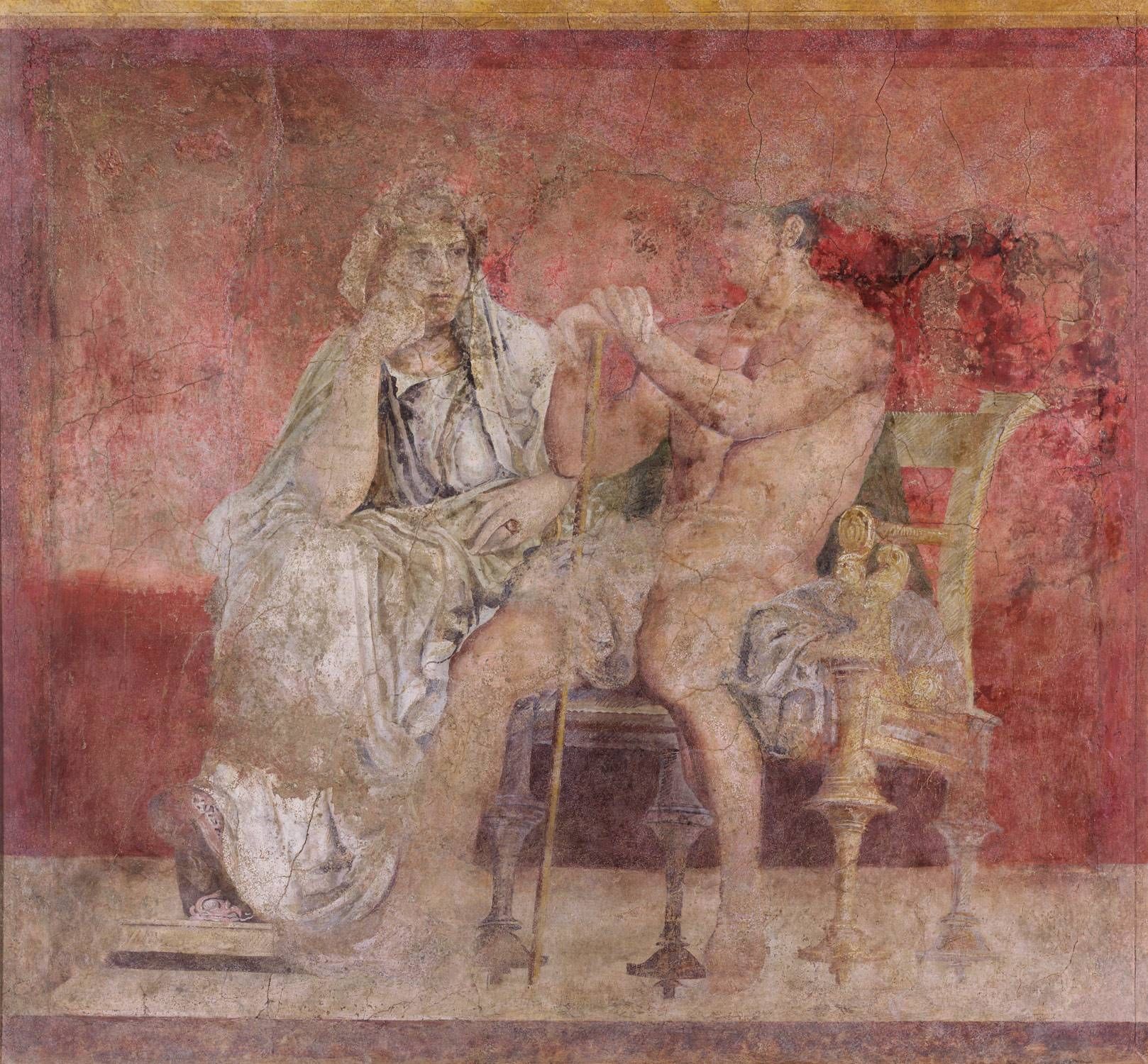 Wall Painting From Room H Of The Villa Of P (View 1 of 25)