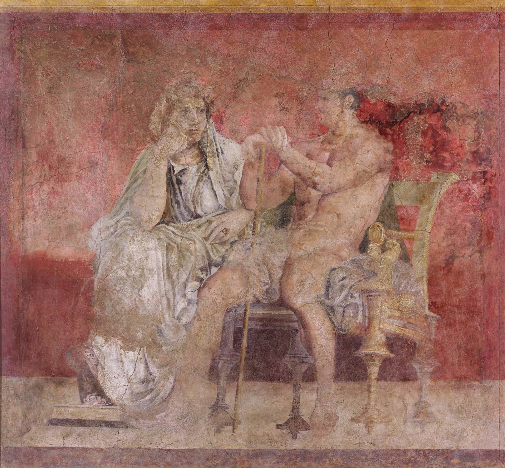 Wall Painting From Room H Of The Villa Of P. Fannius Synistor At With 2018 Ancient Greek Wall Art (Gallery 1 of 25)