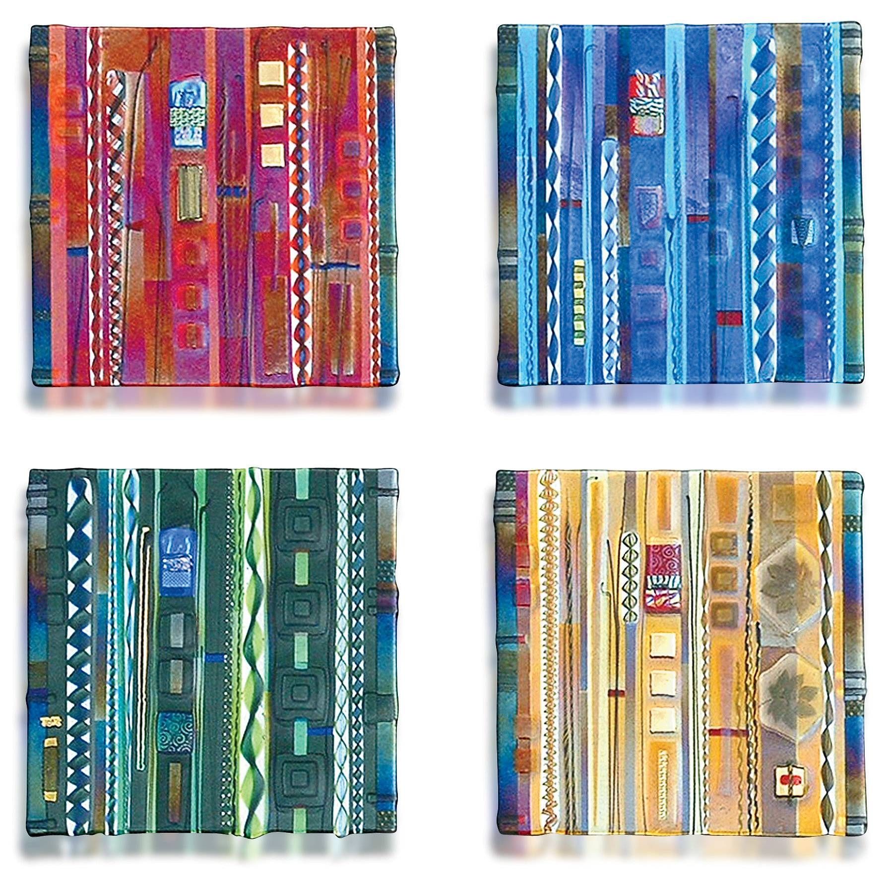 Wall Panel Color Series Setmark Ditzler (art Glass Wall Art Inside Most Popular Fused Glass Wall Art (View 10 of 25)