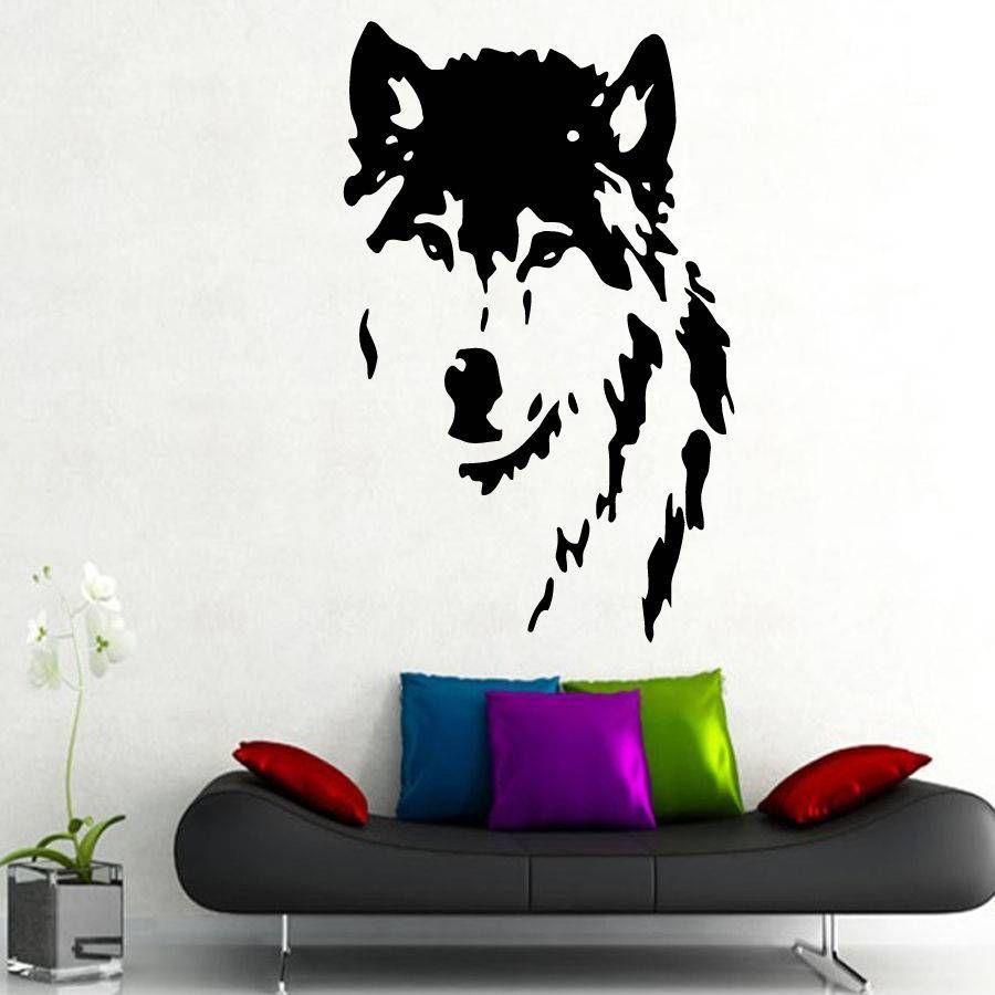 Wolf Wall Mural Images – Home Wall Decoration Ideas With Most Recently Released Wolf 3d Wall Art (Gallery 19 of 20)