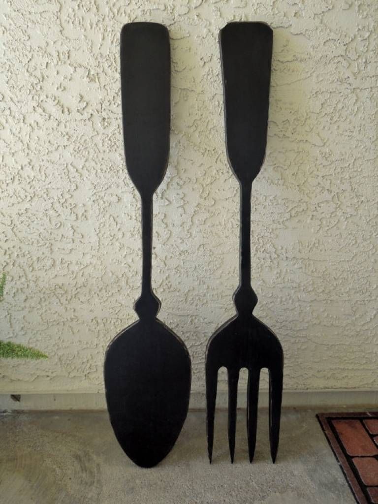 Wonderfull Giant Fork And Spoon Wall Decor Remodel | Interior Regarding Most Recent Big Spoon And Fork Wall Decor (View 10 of 30)