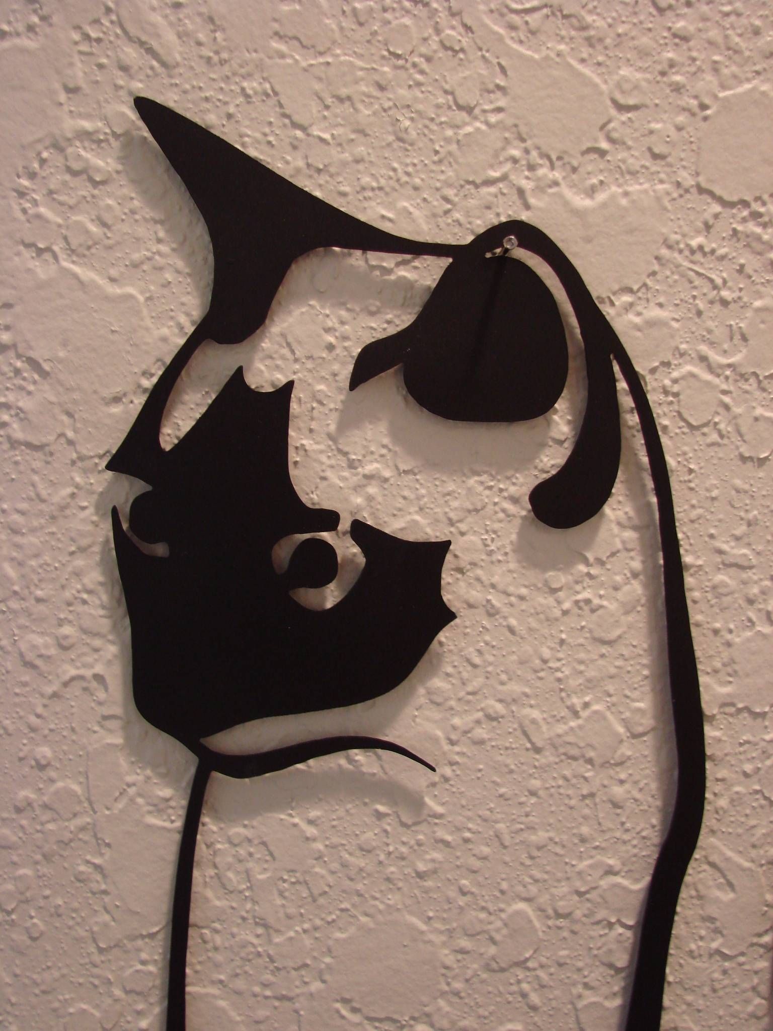 16 Gauge Plasma Cut Kitty Cat Metal Wall Art – : Within Most Popular Plasma Cut Metal Wall Art (View 7 of 20)