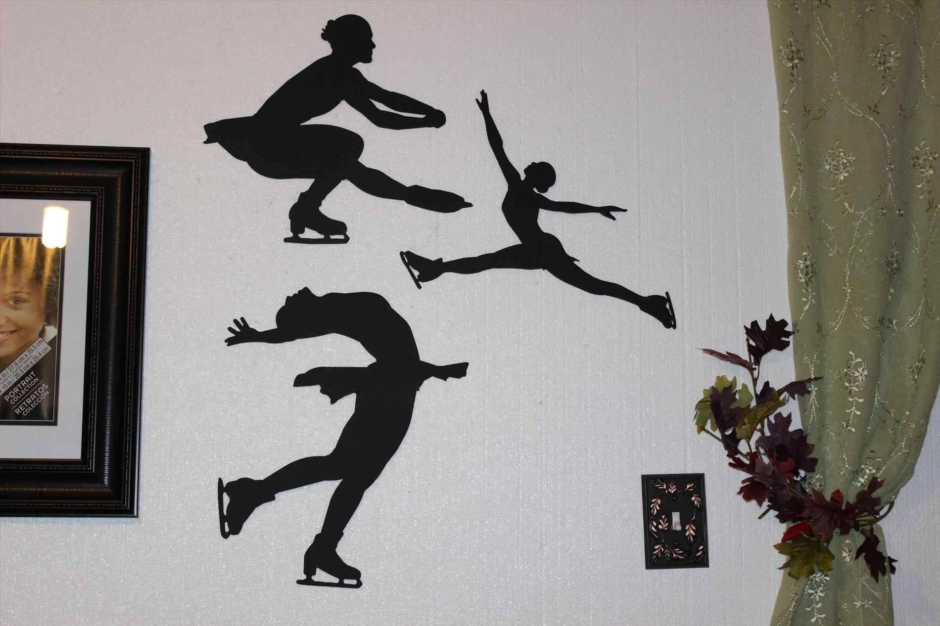 Art Dancers Skater Figure Dancer Set Of Metal Wall Art Ideas In Best And Newest Metal Wall Art Dancers (View 8 of 20)