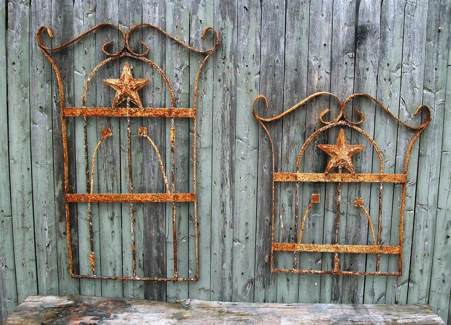 Chase Wrought Iron Art Work Metal Star Intended For 2018 Inexpensive Metal Wall Art (View 10 of 20)