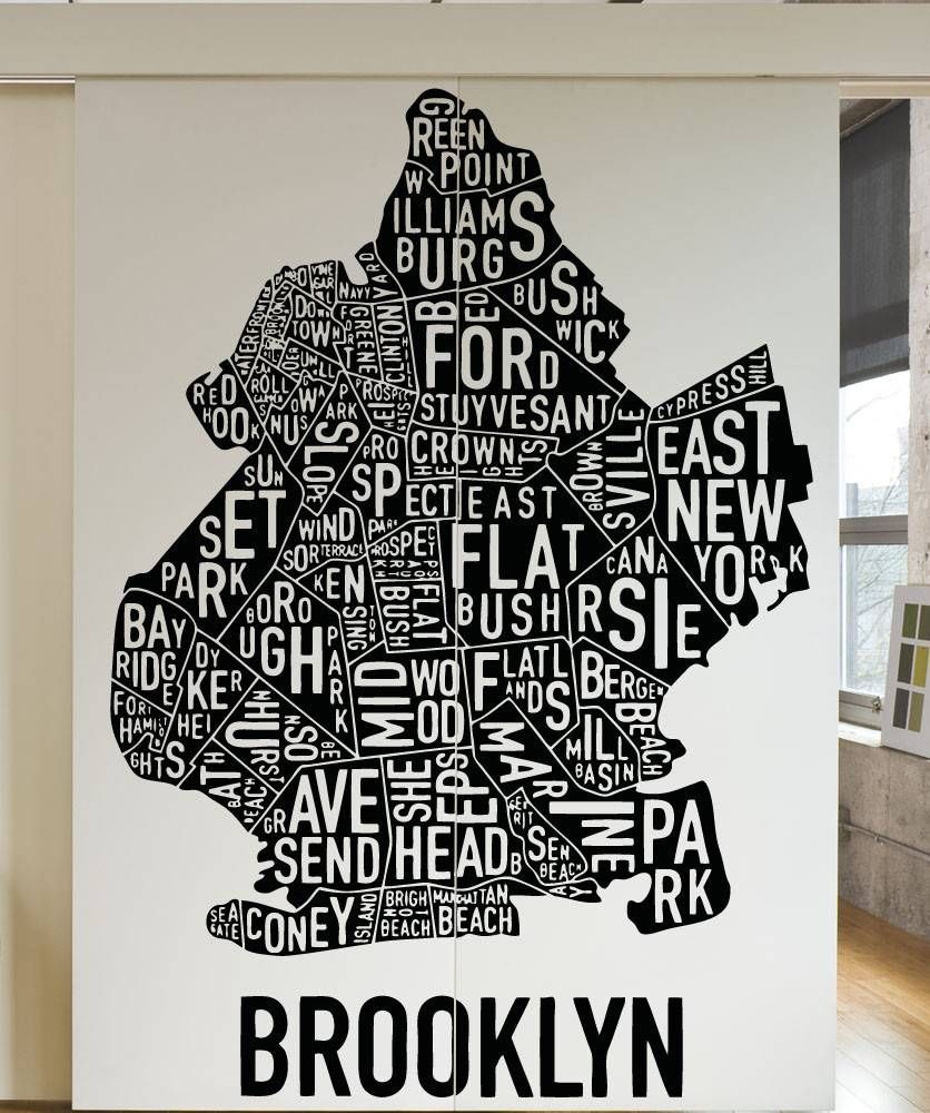 Clever Design Ideas Brooklyn Wall Art Bridge Canvas Metal Ny Glass Within Current Brooklyn Map Wall Art (View 1 of 20)