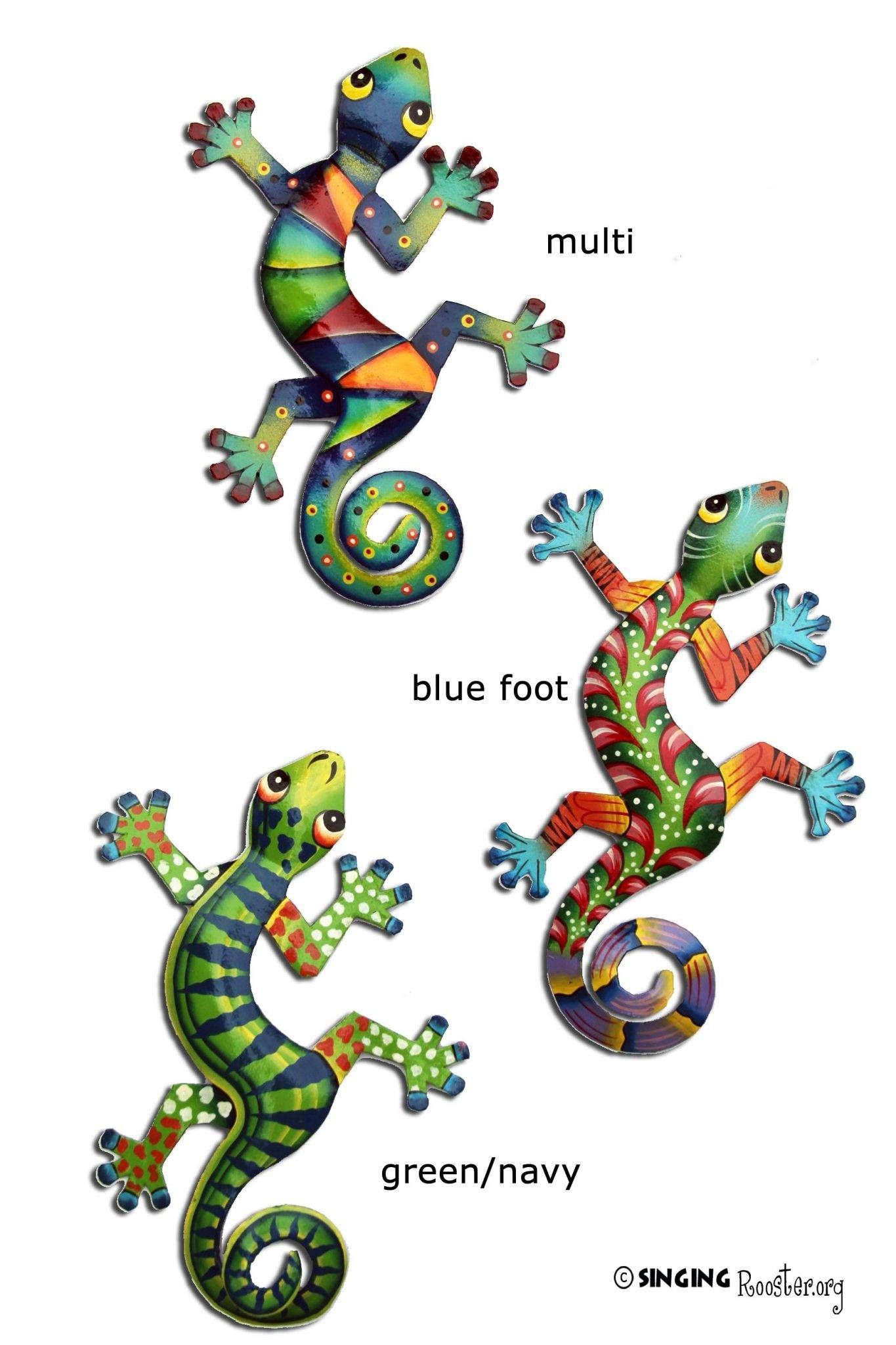 Colorful Gecko Wall Art (View 4 of 20)