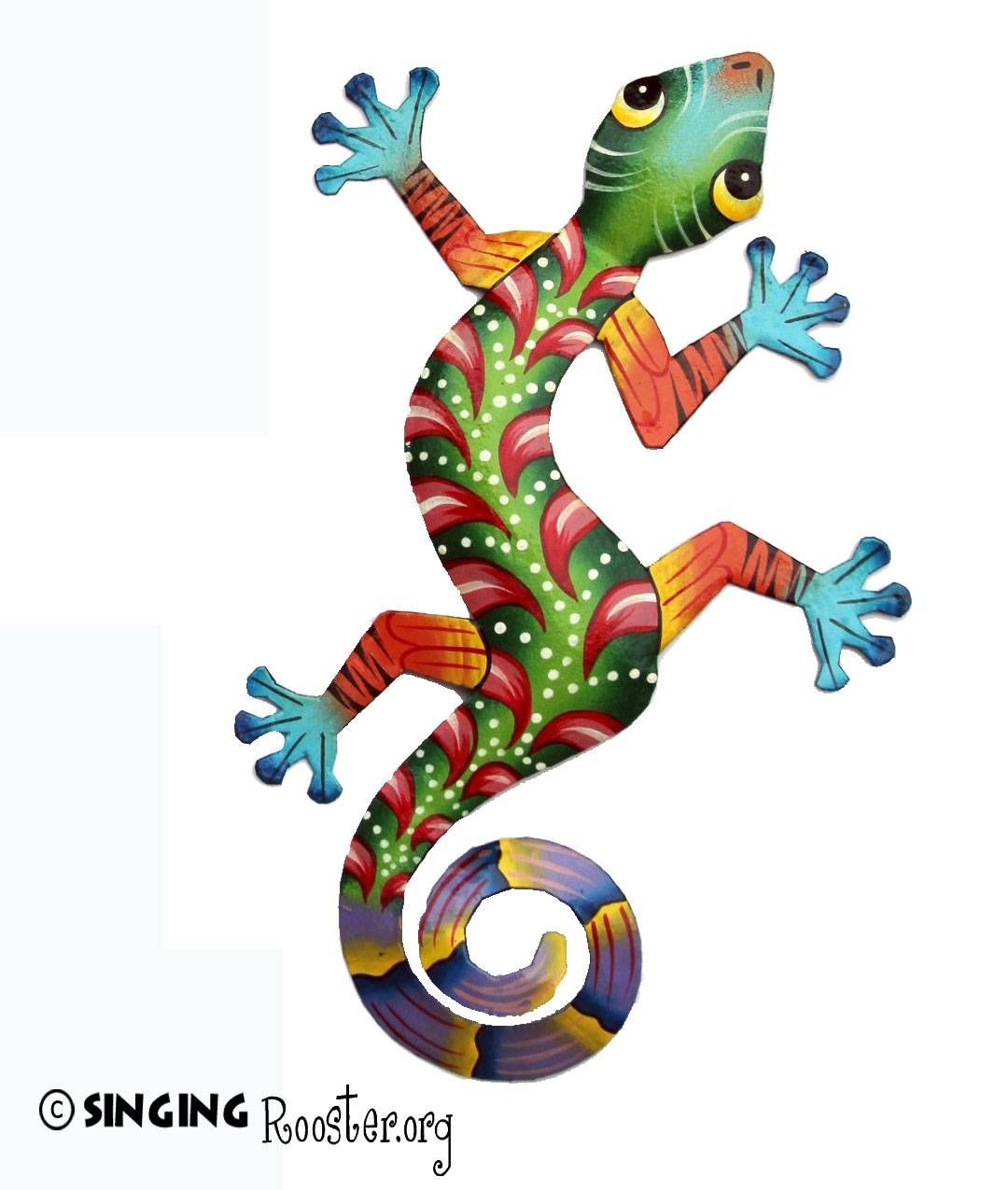 Colorful Gecko Wall Art (View 1 of 20)