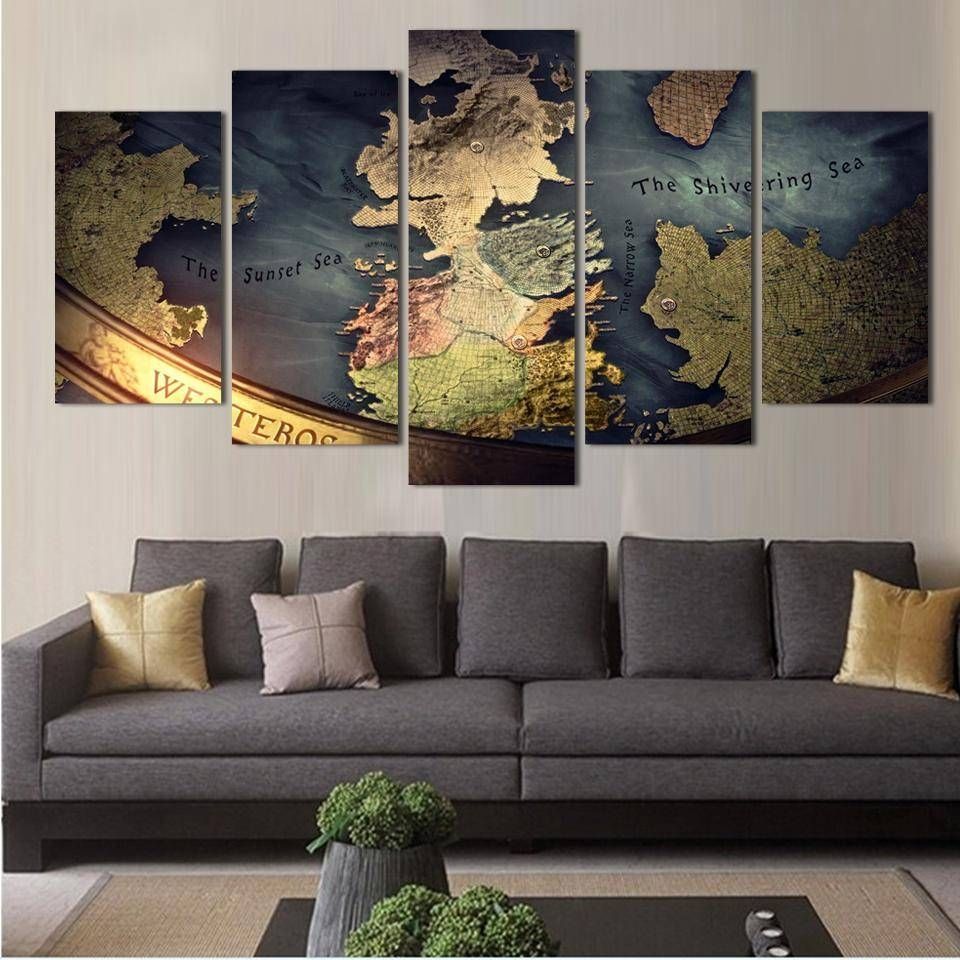 Diagram Collection Blue World Map Wall Art New Decor For Current World Map Wall Art Canvas (Gallery 6 of 20)