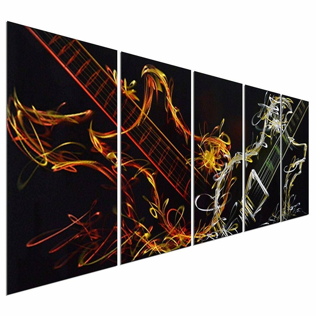 Fantastical Metal Wall Art Panels Abstract Tropical Contemporary Pertaining To Most Up To Date Tropical Metal Wall Art (View 14 of 20)