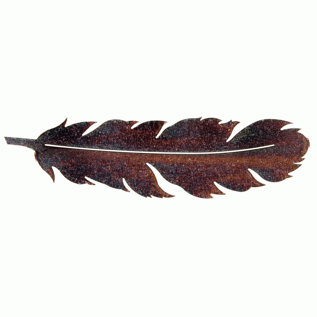 Feather Leaf Metal Wall Art Regarding Most Current Leaf Metal Wall Art (View 20 of 20)