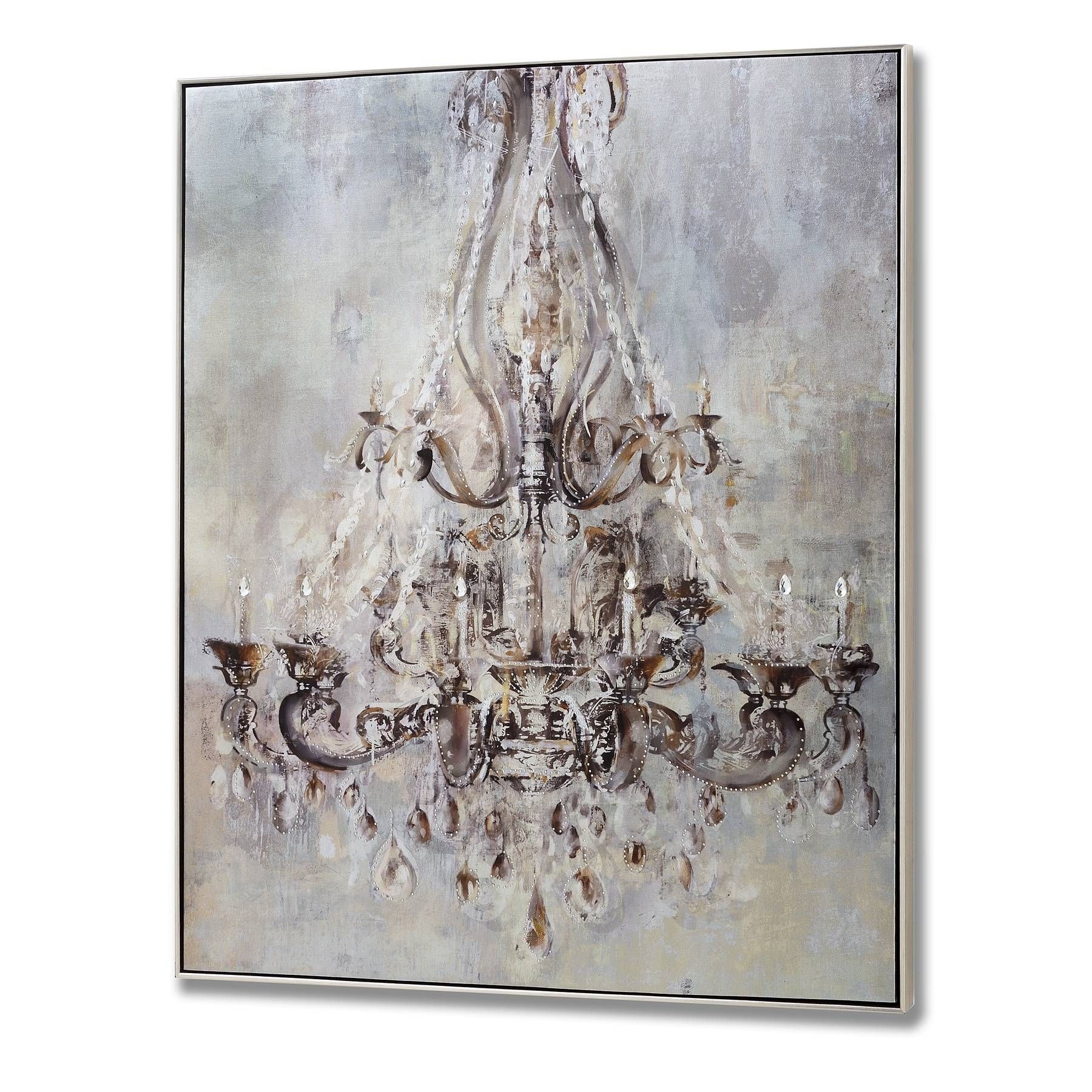 Framed Wall Art Ideas For Living Room Crystal Chandelier In High Throughout Latest Metal Wall Art With Crystals (View 5 of 20)