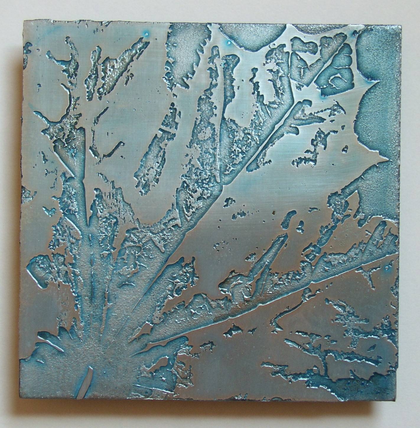 Ice Blue Etched Metal Wall Art – Super Tech In Latest Etched Metal Wall Art (Gallery 1 of 20)