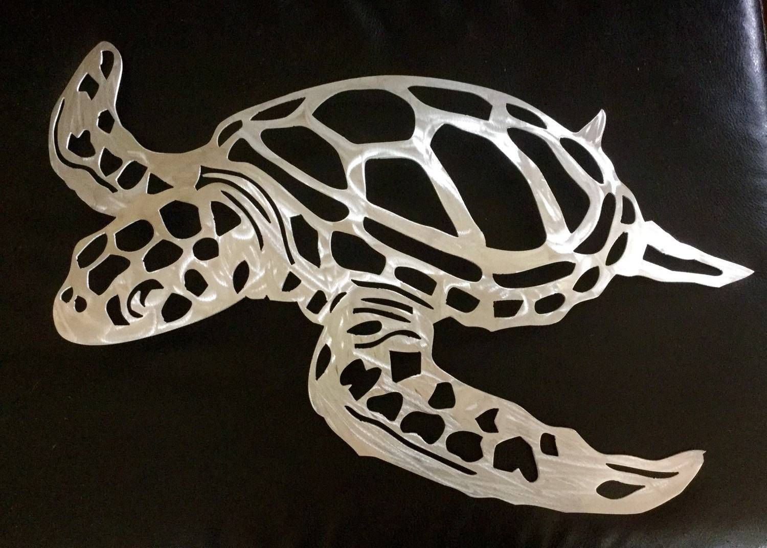 Impressive Design Ideas Loggerhead Sea Turtle Metal Wooden Sea Regarding Recent Sea Turtle Metal Wall Art (View 2 of 20)