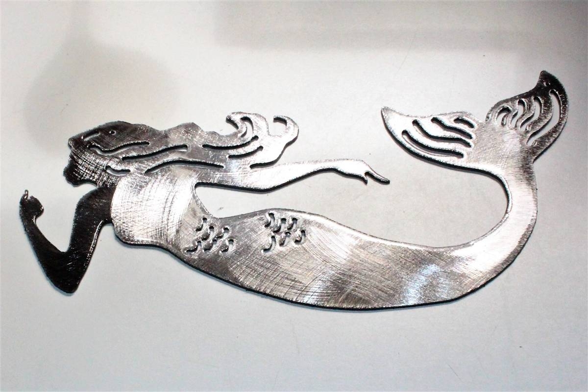 Mermaid Metal Art In Most Popular Mermaid Metal Wall Art (Gallery 1 of 20)