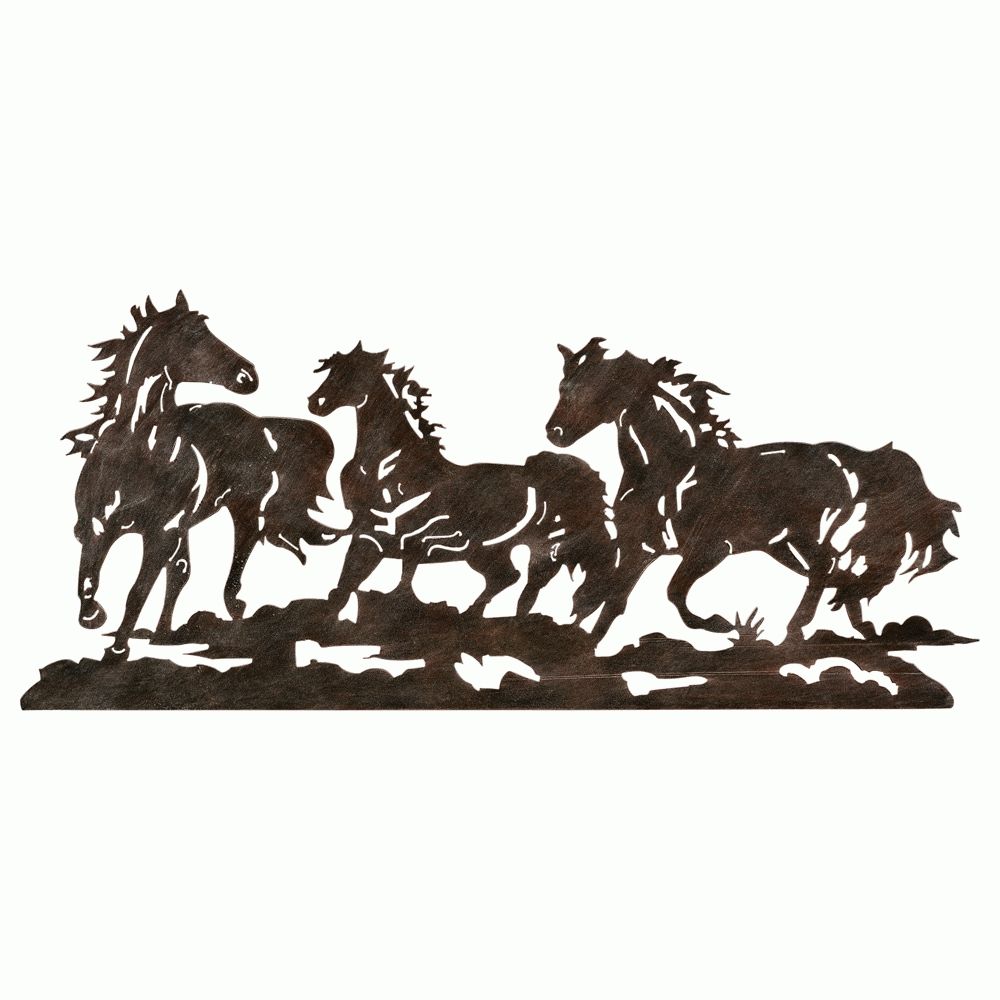 Metal Running Horse Wall Art With Regard To Latest Western Metal Wall Art (View 2 of 20)