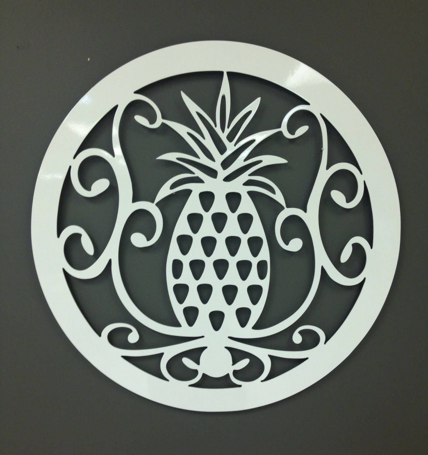 Featured Photo of 20 Ideas of Pineapple Metal Wall Art