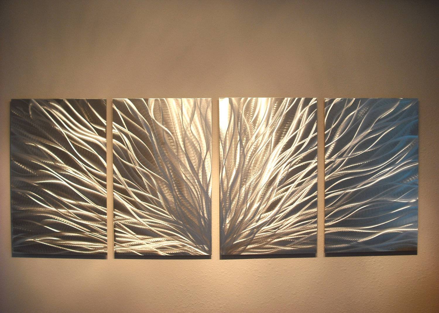 Radiance – Abstract Metal Wall Art Contemporary Modern Decor For Most Current Metal Wall Art Decor (Gallery 1 of 20)