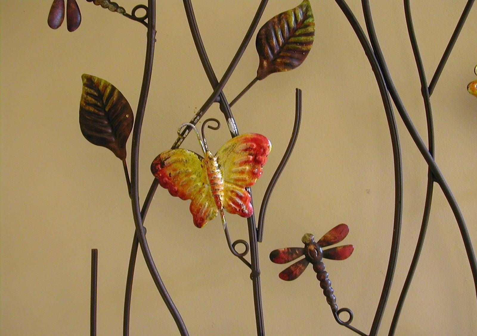 Using Wall Art Like Metal Wall Art For Your Better Wall Look Inside Most Up To Date Butterfly Metal Wall Art (View 14 of 20)