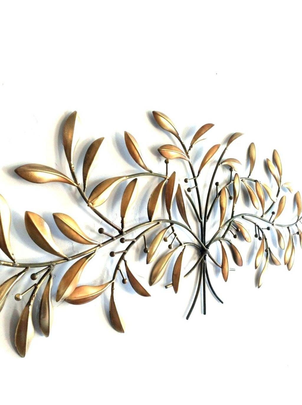 Wall Arts ~ Compact Metal Wall Art Gold Coast Large Gold Leaf Wall Inside Most Current Gold Metal Wall Art (View 15 of 20)