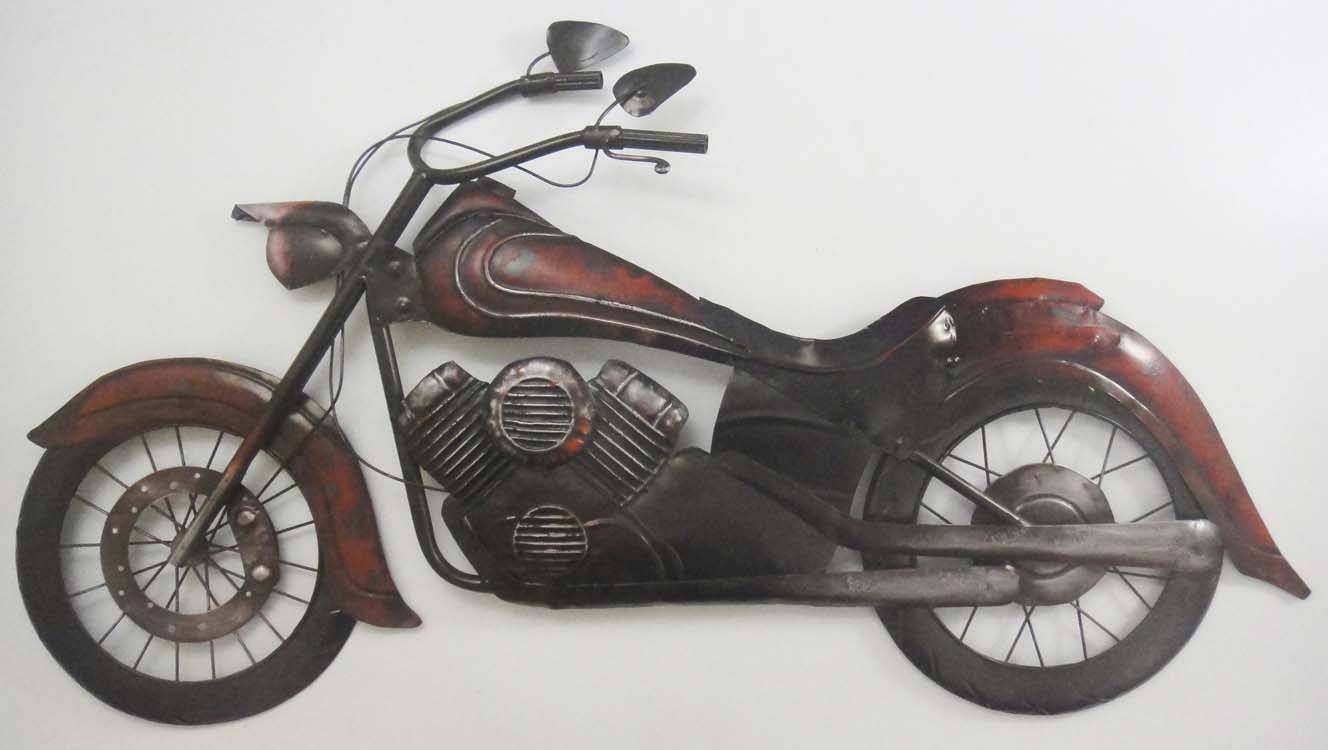 Wall Arts ~ Wooden Motorcycle Wall Art Vintage Motorcycle Metal With Regard To 2018 Motorcycle Metal Wall Art (View 5 of 20)