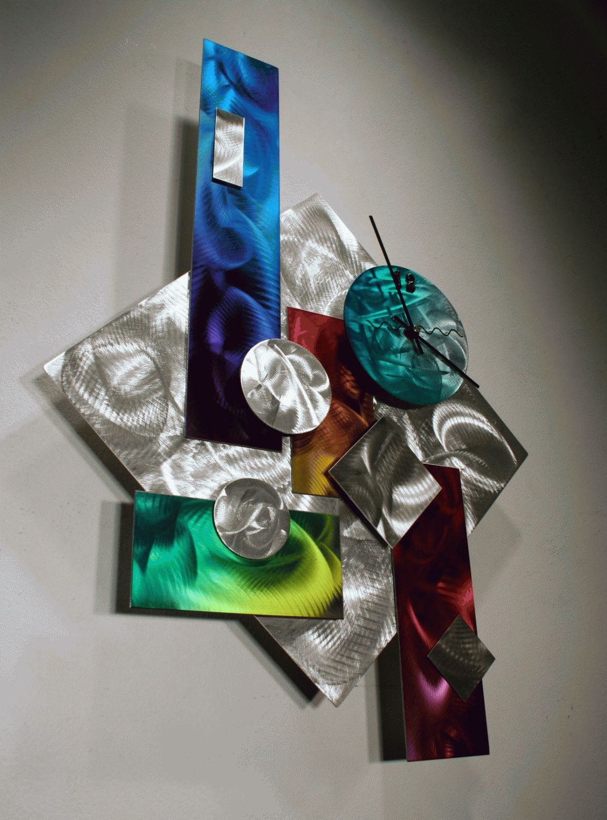 Wilmos Kovacs – Rainbow Art Metal Wall Sculpture Unique Abstract Pertaining To 2017 Unique Metal Wall Art (View 2 of 20)
