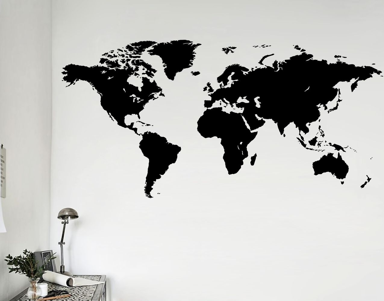 World Map – Your Decal Shop | Nz Designer Wall Art Decals | Wall With Most Recently Released World Map Wall Art Stickers (View 2 of 20)