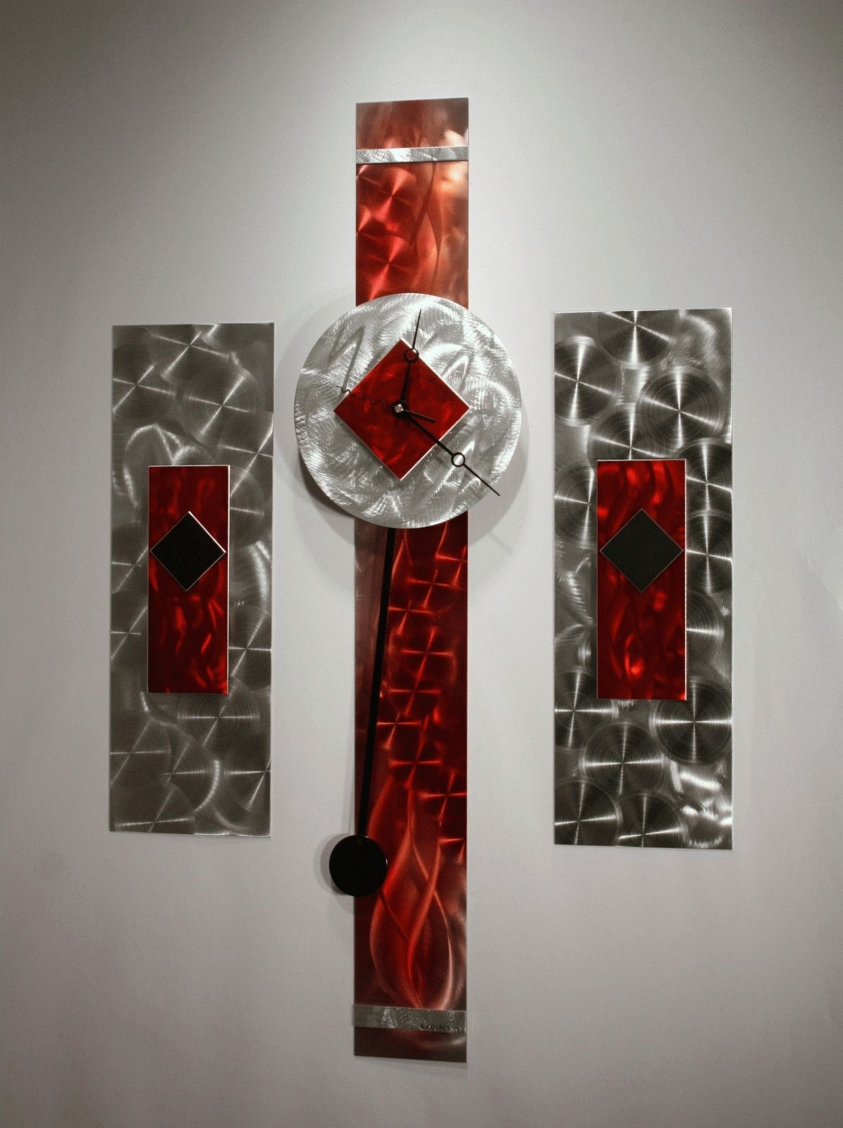 20 Inspirations Of Abstract Wall Art With Clock In Most Up To Date Abstract Metal Wall Art With Clock (View 9 of 20)