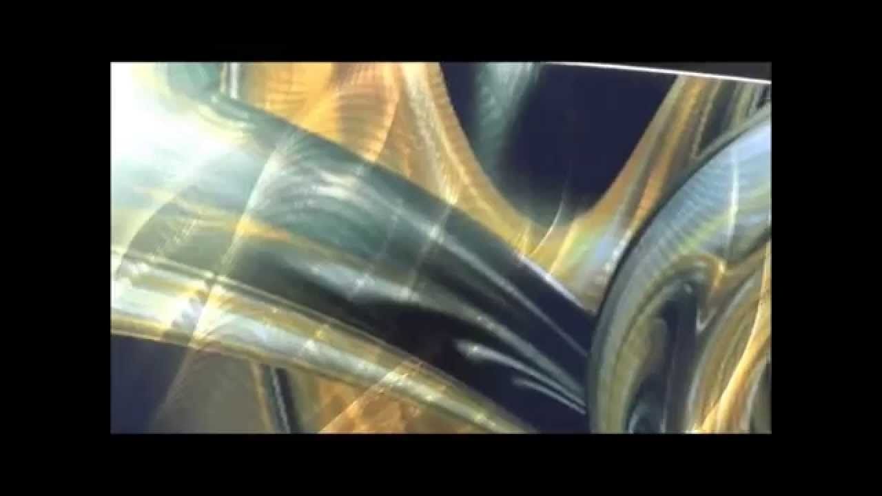 Aluminum Wall Art – Aluminum Large Wall Art Panels – Youtube Inside Newest Abstract Aluminium Wall Art (View 13 of 20)