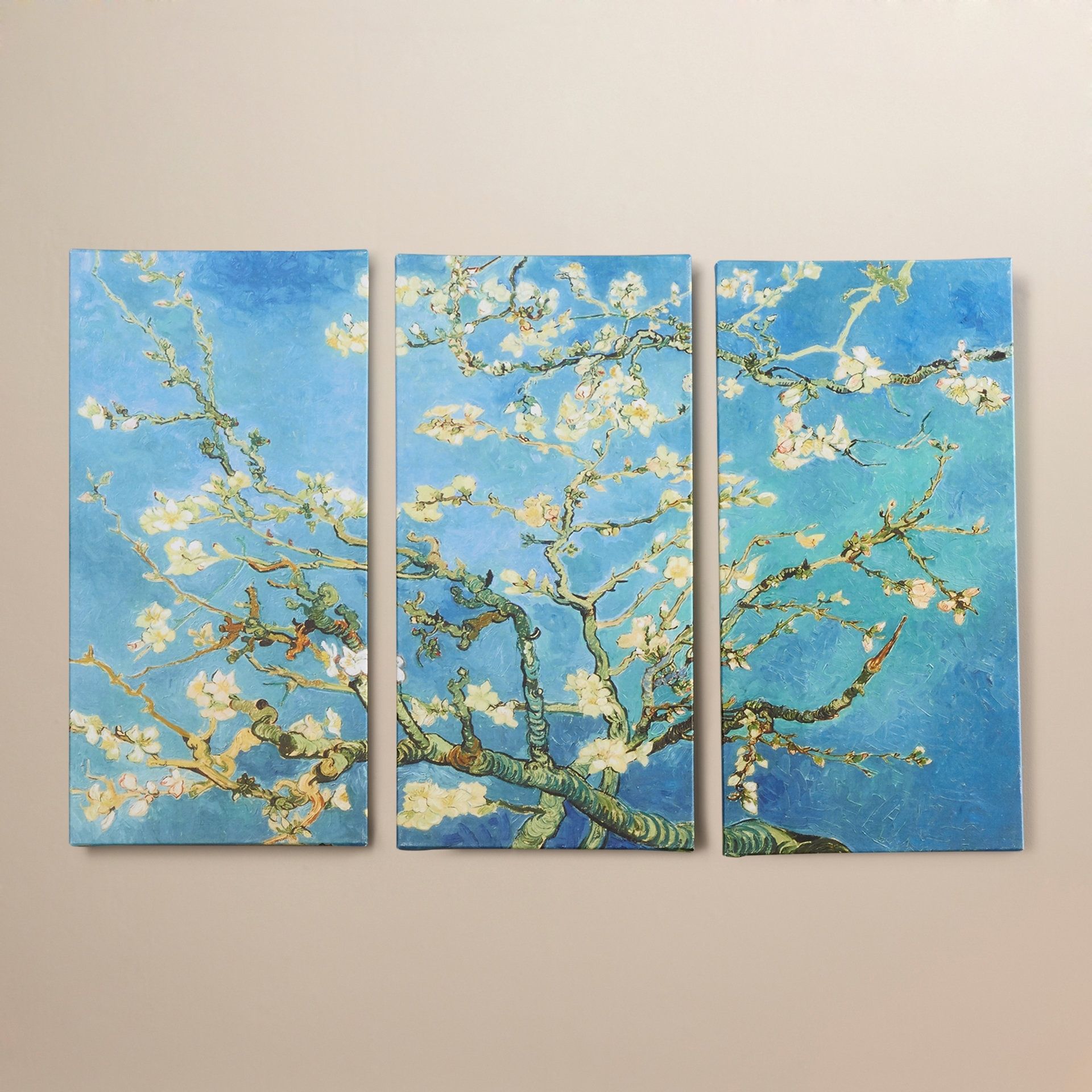 Bloomsbury Market 'almond Blossom'vincent Van Gogh 3 Piece Inside Current Vincent Van Gogh Multi Piece Wall Art (View 8 of 20)