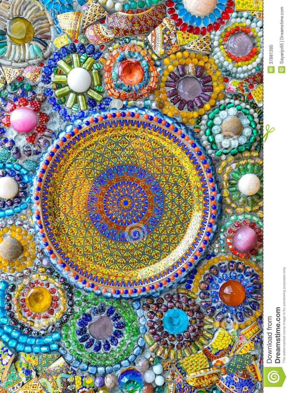 Colorful Mosaic Art And Abstract Wall Background (View 10 of 20)