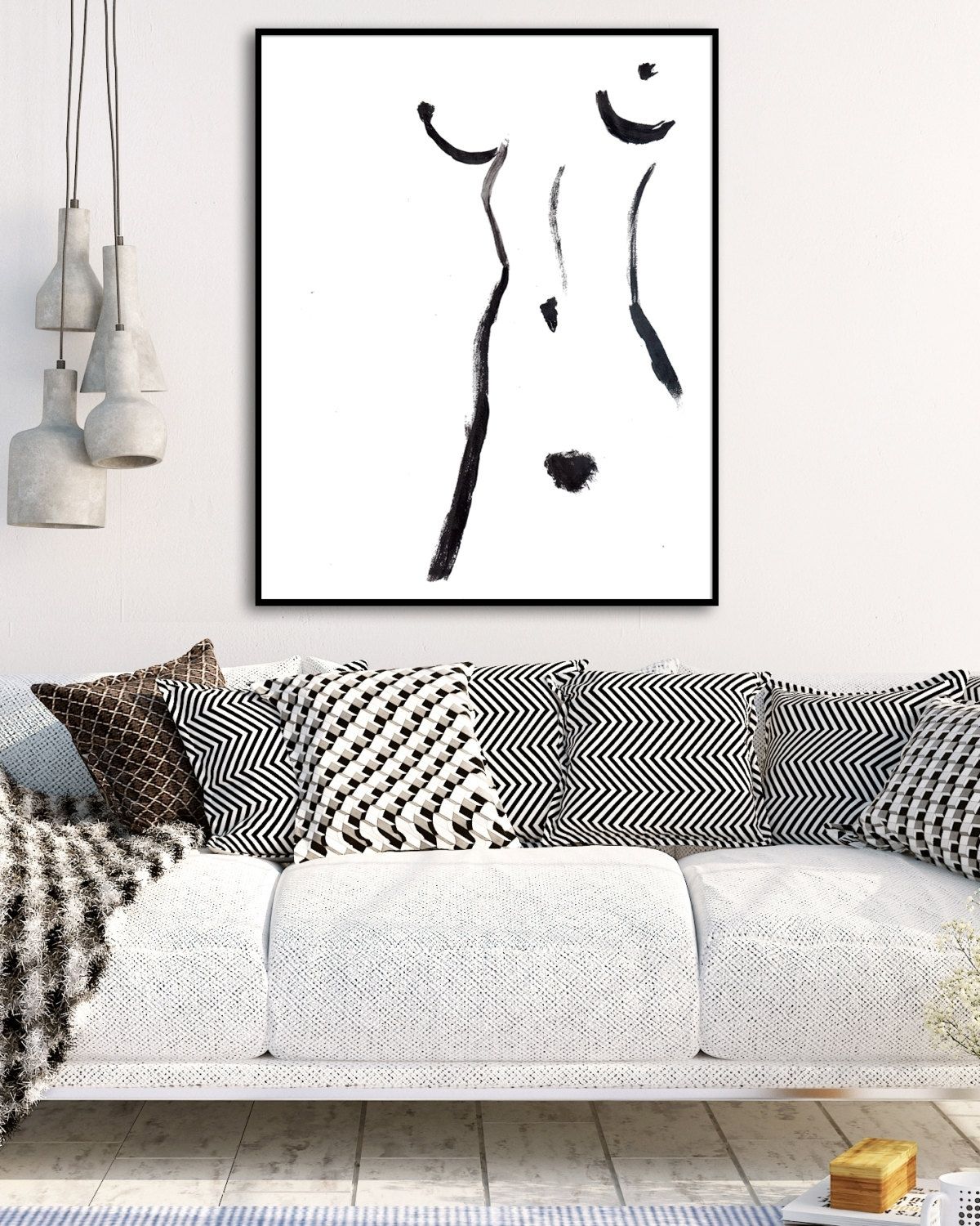 Erotic Art Abstract Female Abstract Painting Abstract Printable For Newest Abstract Body Wall Art (View 12 of 20)
