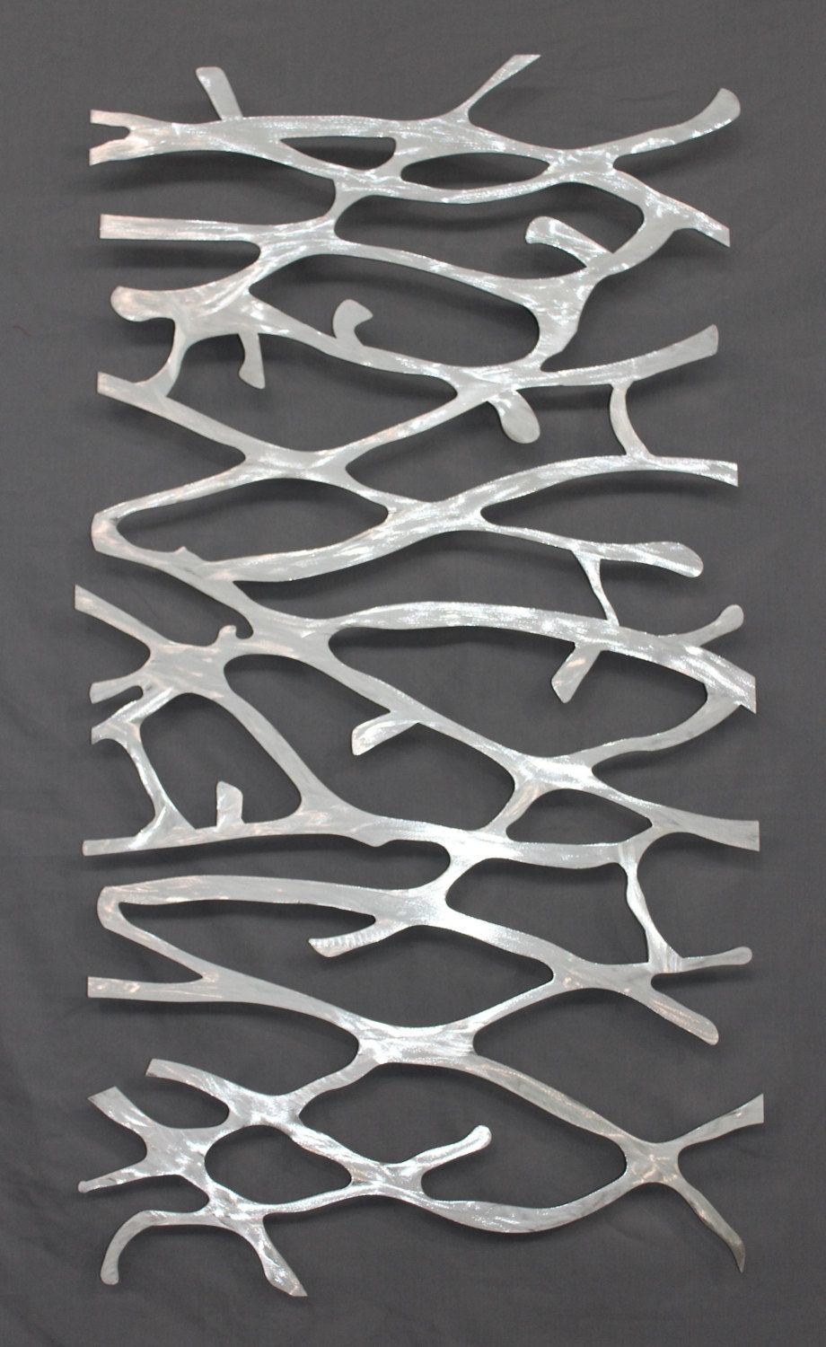 Metal Wall Art Sculpture Abstract Wall Sculpture Metallic Home With Current Aluminum Abstract Wall Art (View 19 of 20)