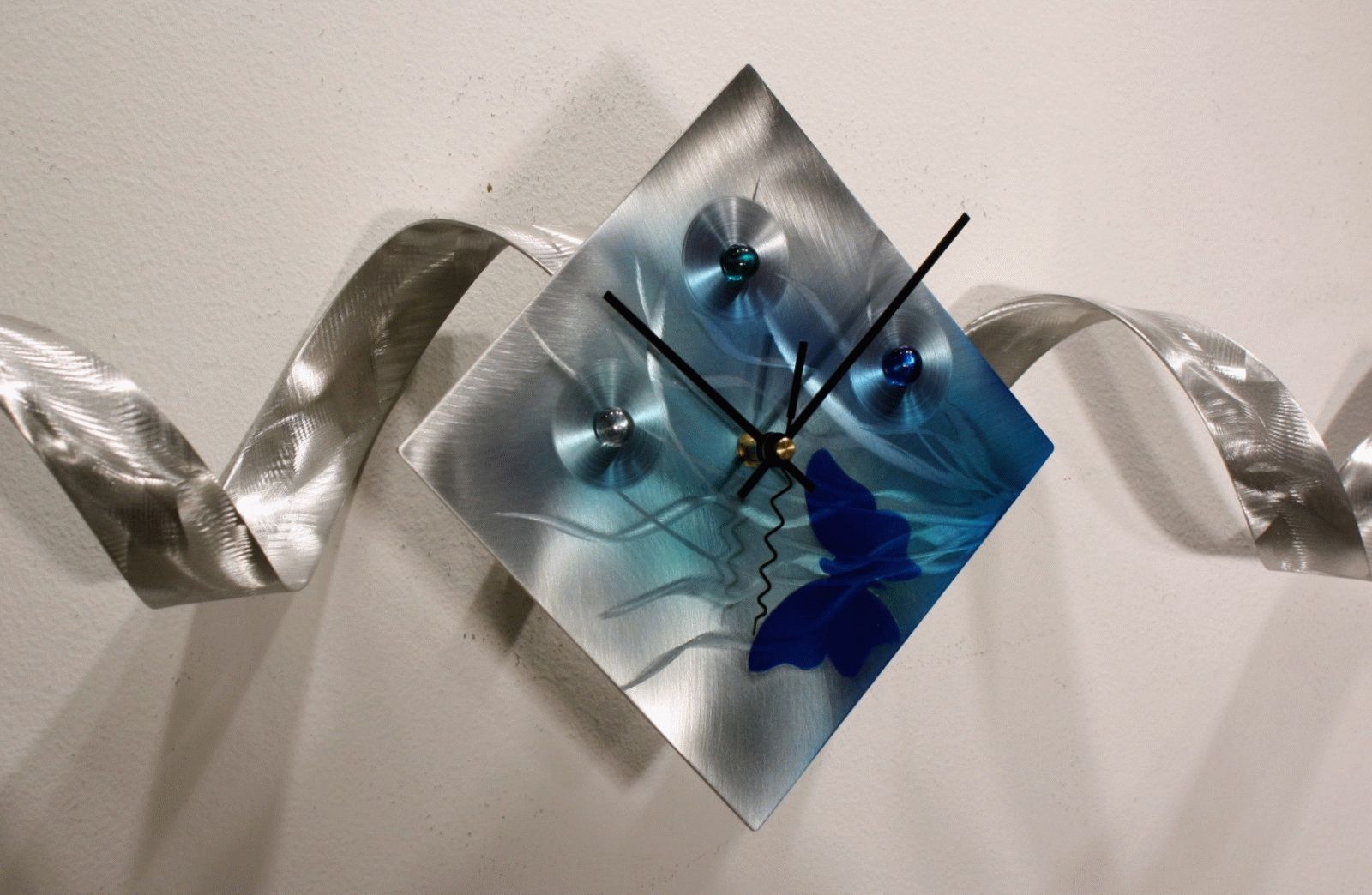 Metal Wall Art Sculpture Clock Modern Abstract Painting Decor Within 2018 Abstract Clock Wall Art (View 8 of 20)