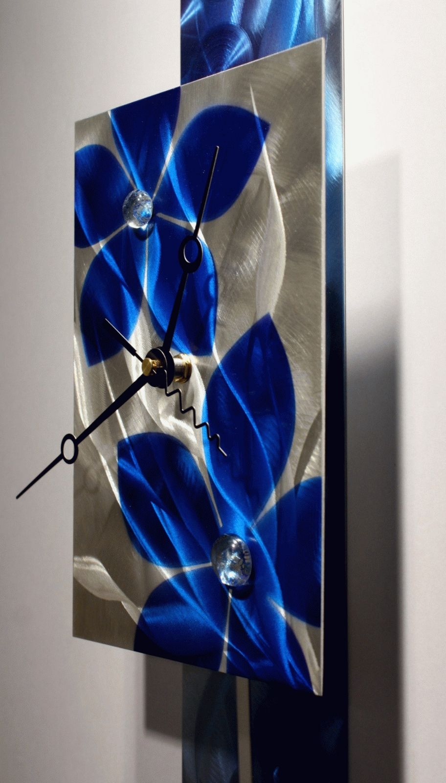 Metal Wall Art Sculpture Pendulum Clock Modern Abstract Decor Inside Most Popular Abstract Clock Wall Art (View 2 of 20)