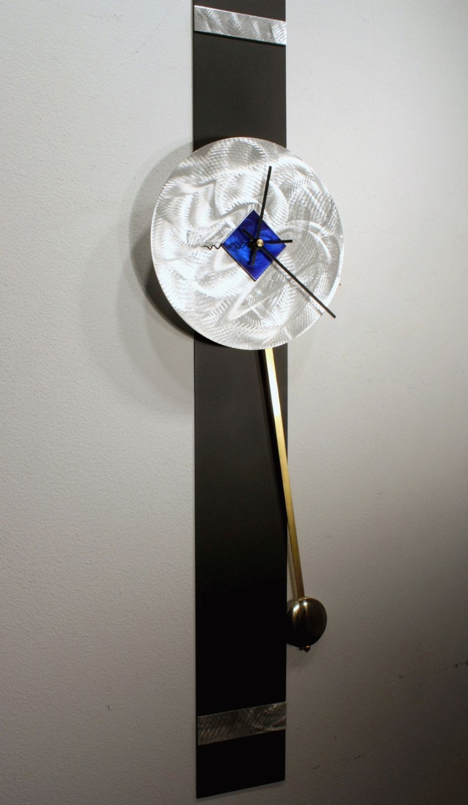 Metal Wall Art Sculpture Pendulum Clock Modern Abstract Decor Throughout Best And Newest Abstract Clock Wall Art (View 17 of 20)