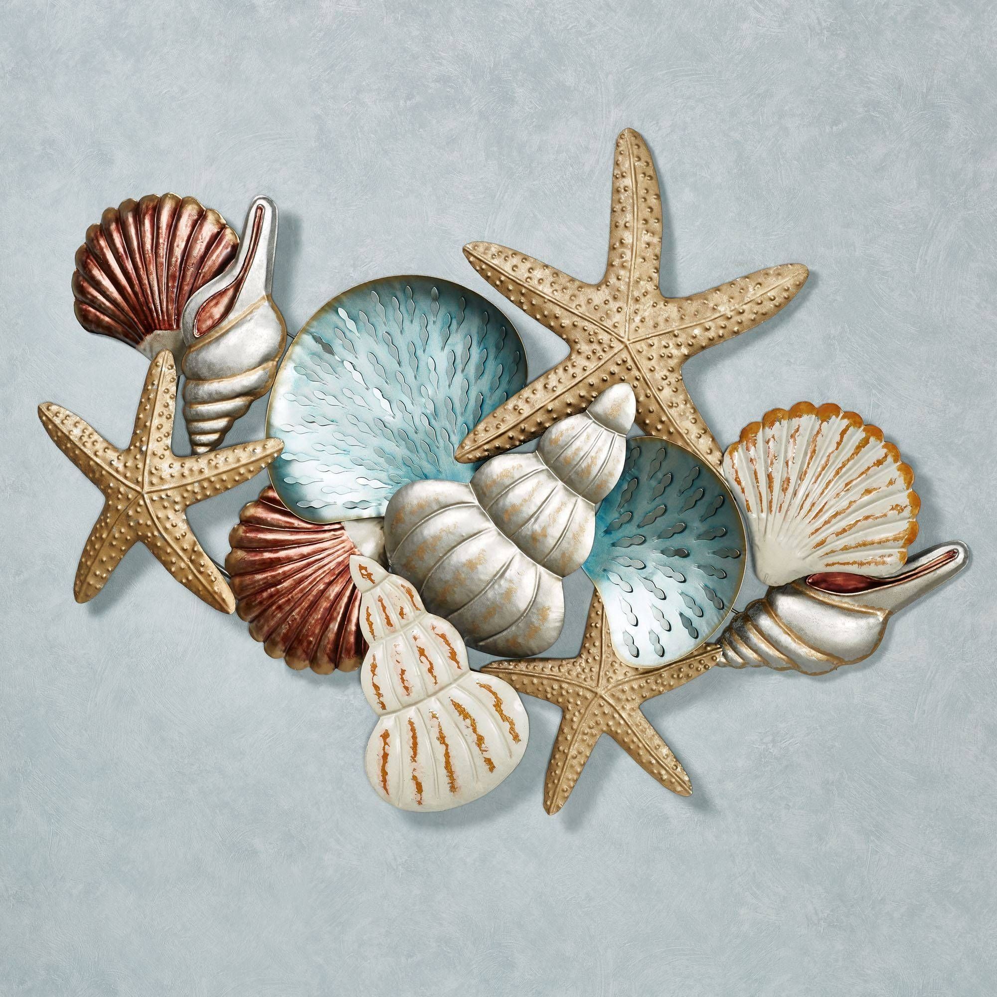 Ocean Collage Metal Wall Art Pertaining To Current Metal coastal Wall Art (Gallery 1 of 20)